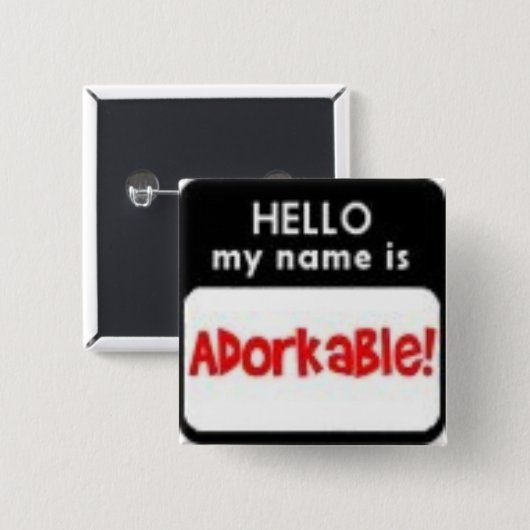 aDORKable 缶バッジ (正面&裏面)