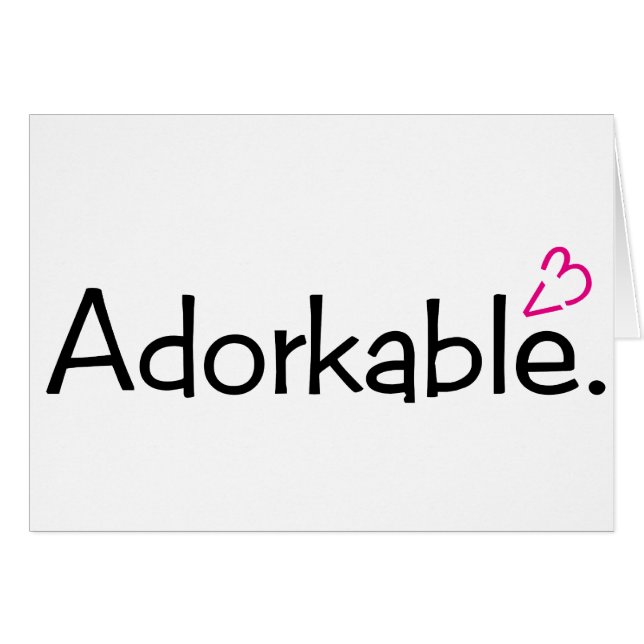 Adorkable <3 (正面横)