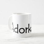 Adorkable <3 コーヒーマグカップ (正面左)
