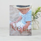 Adorned Botanical NOELホリデーフォトカード シーズンカード (スタンド正面)