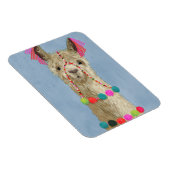 Adorned Llama – ベージュ マグネット (右側)