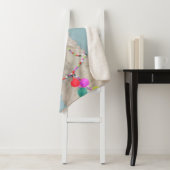 Adorned Llama – 白 シェルパブランケット (インサイチュ)