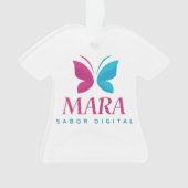 Adorno Acrílico: Diseño Digital Mara オーナメント (正面)