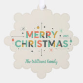 Adorno de cerámica オーナメントカード (裏面)