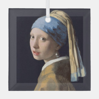 Adorno De Cristal La joven de la perla de Johannes ガラスオーナメント