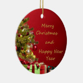 Adornos de Navidad personalizados セラミックオーナメント (右)