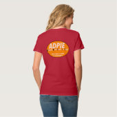 ADPIE: 看護師ユーモアプリントの珍しいTシャツ Tシャツ (裏面フル)