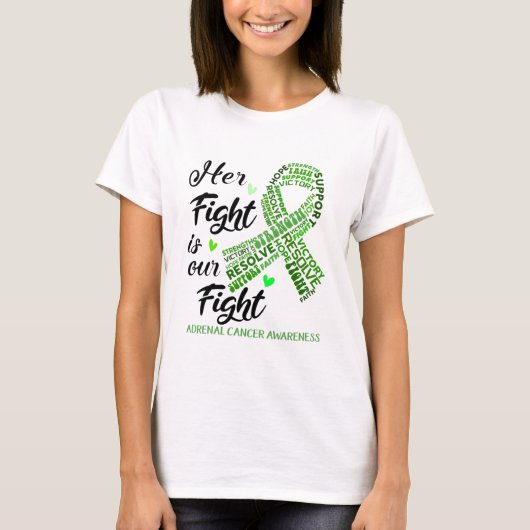 Adrenal Cancer Awareness Month Ribbon Gifts Tシャツ (正面)
