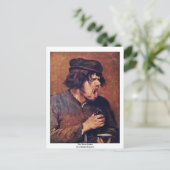 Adriaen Bouwerによる苦いポーション ポストカード (スタンド正面)