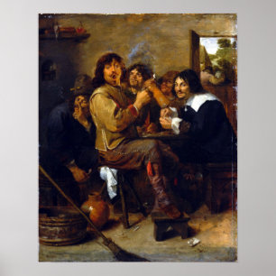 Adriaen Brouwer喫煙者 ポスター