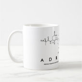 Adrianaペプチド名mug コーヒーマグカップ (左)