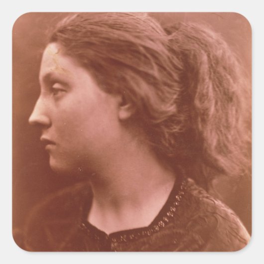 Adriana （セピア写真） スクエアシール (正面)