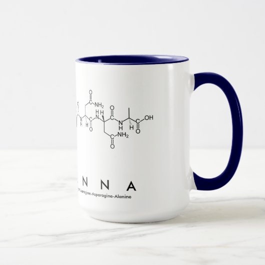 Adriannaペプチド名mug マグカップ (右)