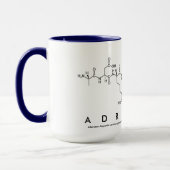 Adriannaペプチド名mug マグカップ (左)
