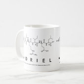 Adrielペプチド名mag コーヒーマグカップ (正面左)