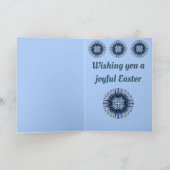 ADRIEN～イースターカード～青と白の色合い シーズンカード (内部)