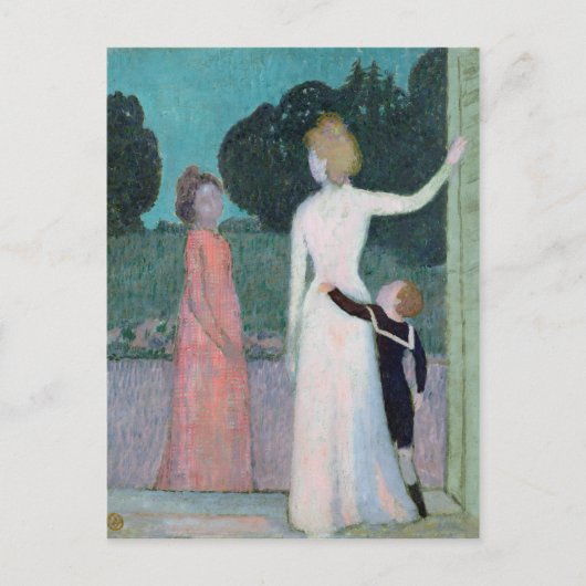 Adrien Mithouardおよび彼女の息子夫人 ポストカード (正面)