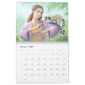 Adrienn Ecsedi著2016年のファンタジーの芸術のカレンダー カレンダー (1月 2027)