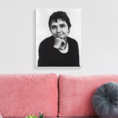 Adrienne Cecile Rich, 1970s キャンバスプリント (インサイチュ (リビング))