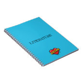 Adrienne Heart Blue ノートブック (右側)