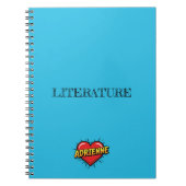 Adrienne Heart Blue ノートブック (正面)