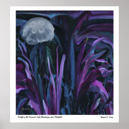 Adrift in the Mermaidカフェ(感謝していGod for Joni Mit) ポスター