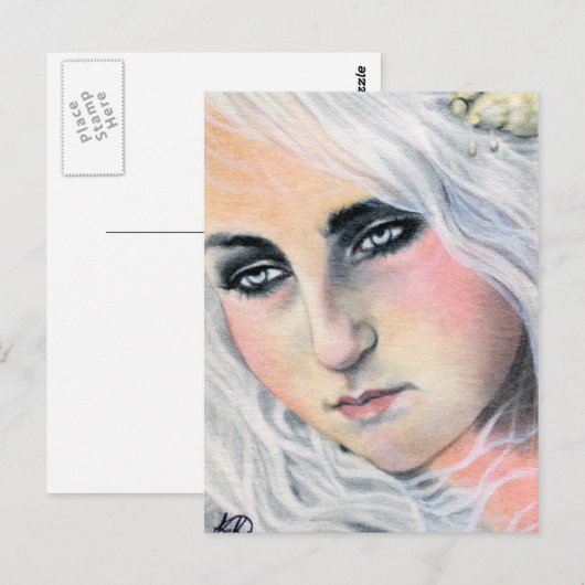 Adrift Mermaidはがき ポストカード (正面/裏面)