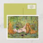 Adrift mermaidポストカードBy Renee L. Lavoie ポストカード (正面/裏面)