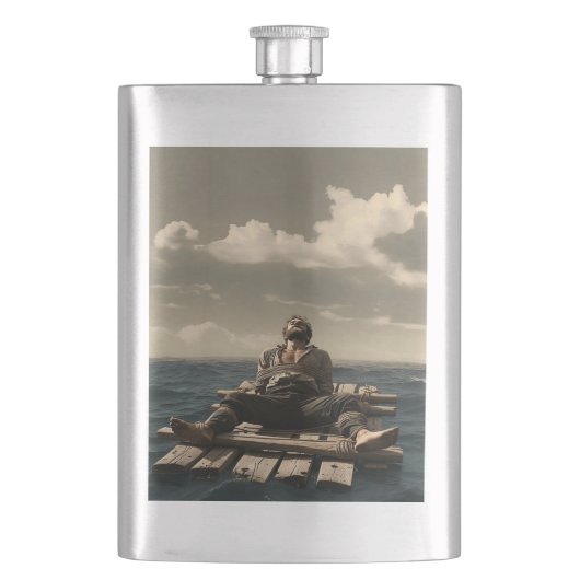 Adrift stainless steel flask フラスク (正面)