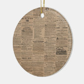 Ads of the Past, NY 1856 セラミックオーナメント (左)