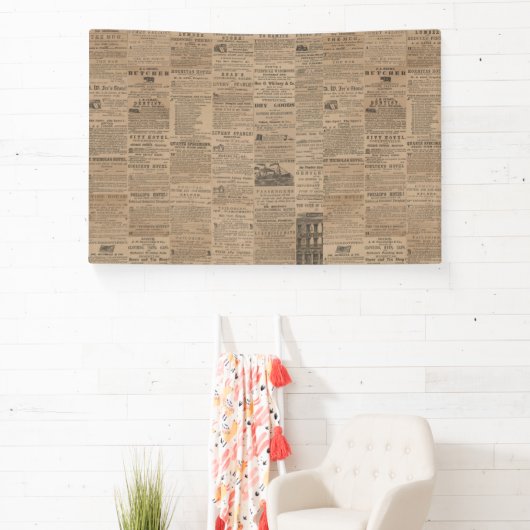 Ads of the Past, NY 1856 横断幕 (インサイチュ)