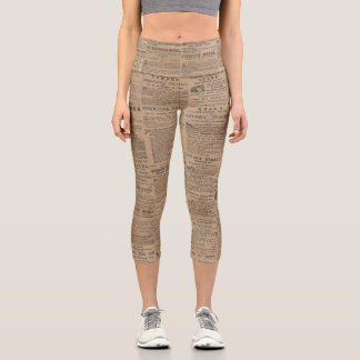 Ads of the Past, NY 1856 High Waisted Capris カプリレギンス
