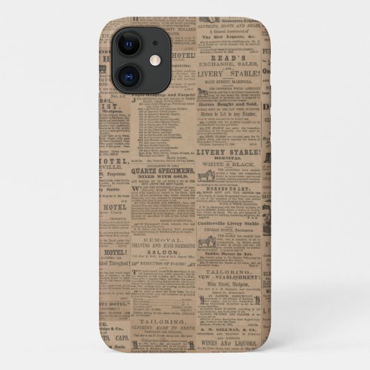 Ads of the Past, NY 1856 iPhone / iPad case Case-Mate iPhoneケース (裏面)
