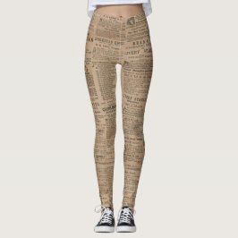 Ads of the Past, NY 1856 Leggings レギンス