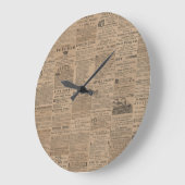 Ads of the Past, NY 1856 Wall Clock ラージ壁時計 (傾斜)