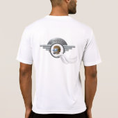 Adtegrityのサイクリングの挑戦チームワイシャツ Tシャツ (裏面)