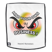 Adult Backpack : Mind Your Own (white) バックパック (取り外し可フェース)