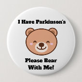 Adult Button I Have Parkinson's 缶バッジ (正面)