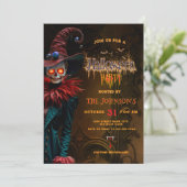 Adult Halloween Costume Party Invitation 招待状 (スタンド正面)