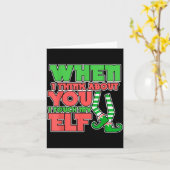 Adult Humor Christmas When I Think About You I Tou カード (黄色い花)