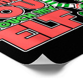 Adult Humor Christmas When I Think About You I Tou ポスター (角)