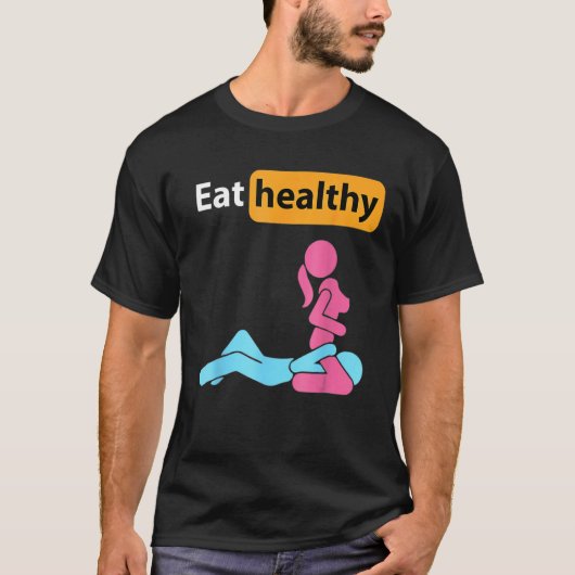 Adult Humor Eating Healthy Valentine's Day Women M Tシャツ (正面)