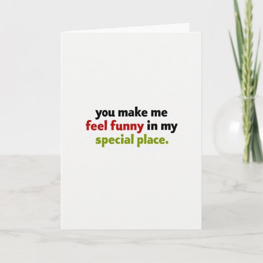 Adult Humor Love Card カード (正面)