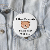 Adult "I Have Dementia" button 缶バッジ (インサイチュ)