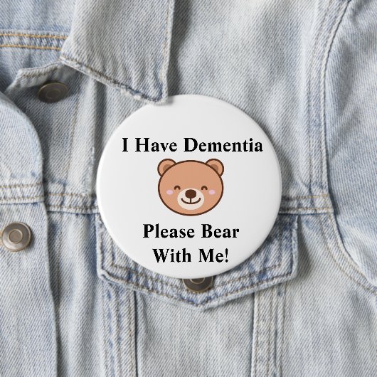 Adult "I Have Dementia" button 缶バッジ (インサイチュ)