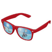 Adult & Kids Fun Retro Party Shades レトロサングラス (アングル)