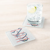 "Adult Love is Conditional" ガラスコースター (アングル)