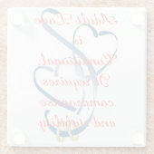 "Adult Love is Conditional" ガラスコースター (裏面)