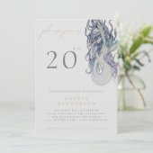 Adult Mermaid ANY Birthday Party Invitation 招待状 (スタンド正面)