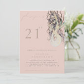 Adult Mermaid ANY Birthday Party Invitation 招待状 (スタンド正面)